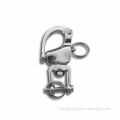 Jaw Swivel Snap Shackle, Made of AISI304/AISI316 Stainless Steel with Polished Finish